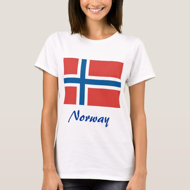 Camiseta Bandera noruega (Anverso)