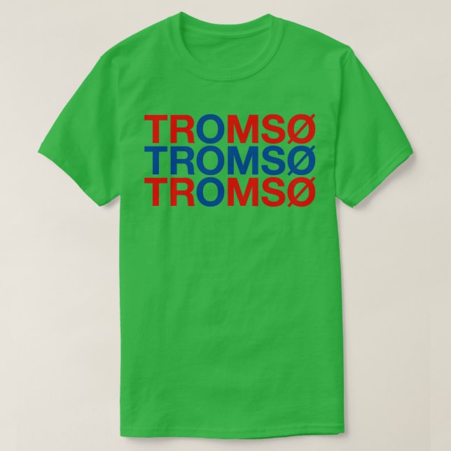 Camiseta Bandera noruega de TROMSO (Diseño del anverso)