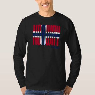 Camiseta Bandera noruega Día de Noruega 17 de mayo Cruz nór