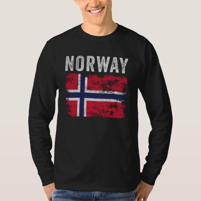 Camiseta Bandera noruega en peligro - Bandera noruega (Anverso)