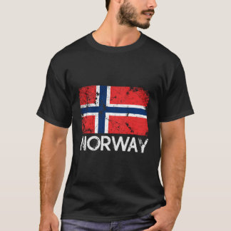 Camiseta Bandera Noruega Hecha En Noruega