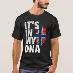 Camiseta Bandera noruega IT está en MI ADN Navidades Gif