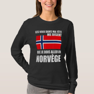 Camiseta Bandera noruega Proverbio