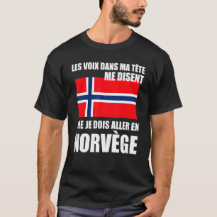 Camiseta Bandera noruega Proverbio