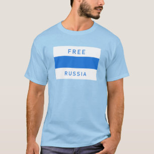 Camiseta Bandera nueva de Rusia Libre