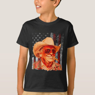 Camiseta Bandera Occidental Trump Vaquero Americano Vintage