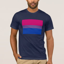CAMISETA BANDERA OFICIAL DE ORGULLO BISEXUAL