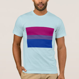 CAMISETA BANDERA OFICIAL DE ORGULLO BISEXUAL