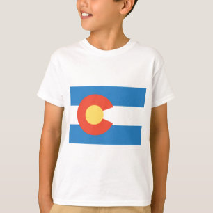 Camiseta Bandera oficial del estado de Colorado
