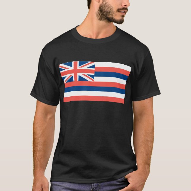 Camiseta Bandera oficial del estado de Hawaii (Anverso)
