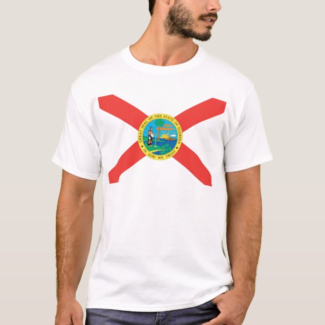 Camiseta Bandera oficial del estado de la Florida (Anverso)