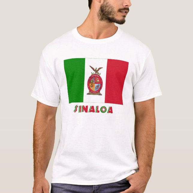 Camiseta Bandera oficiosa de Sinaloa (Anverso)