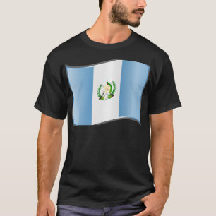 Camiseta Bandera ondulada de Guatemala