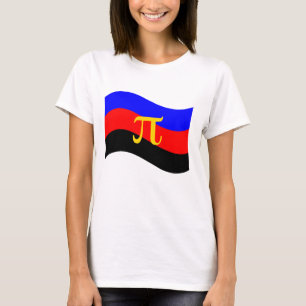 Camiseta Bandera ondulada del símbolo del Orgullo Político