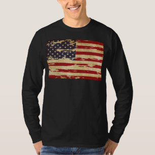 Camiseta Bandera ondulada original de los Estados Unidos