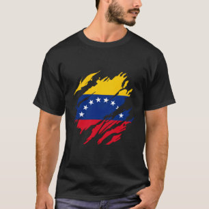 Camiseta Bandera Orgullosa Hinchas De Venezuela