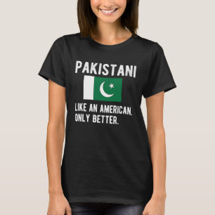 Camiseta Bandera orgullosa pakistaní Pakistán Nacido Raíces