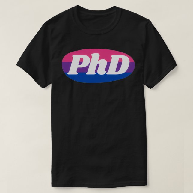 Camiseta bandera oval de phd (Diseño del anverso)