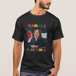 Camiseta Bandera Palestina Anti Kamala Harris