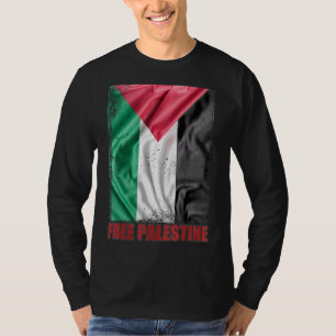 Camiseta Bandera palestina árabe palestina afectada libre