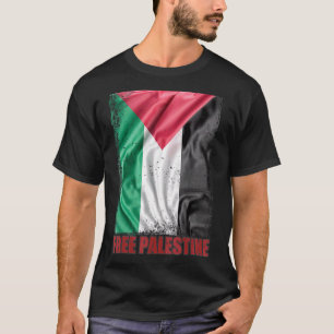 Camiseta Bandera palestina árabe palestina afectada libre
