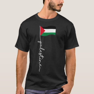 Camiseta Bandera Palestina Con Nombre Palestino