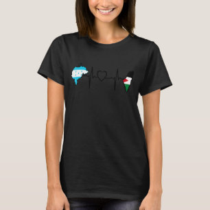 Camiseta Bandera palestina de Honduras Oído Hondureño Pales