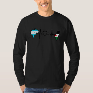 Camiseta Bandera palestina de Honduras Oído Hondureño Pales