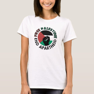 Camiseta Bandera Palestina del Apartheid