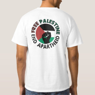 Camiseta Bandera Palestina del Apartheid