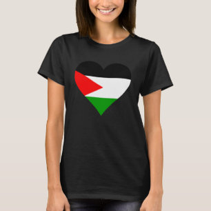Camiseta Bandera Palestina: El corazón, los regalos de Pale