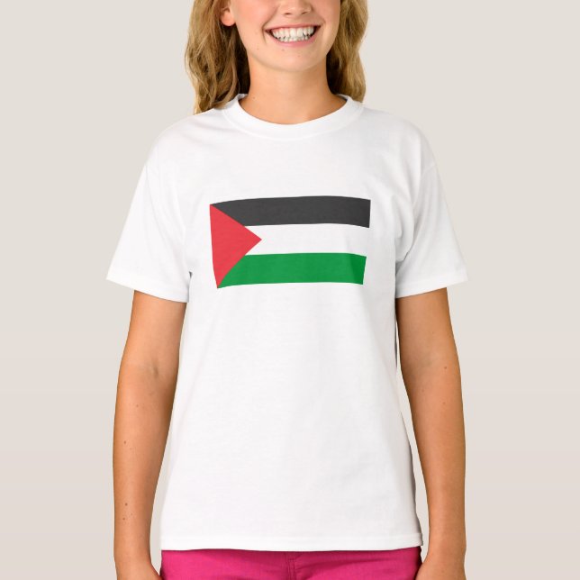 Camiseta Bandera palestina Free Palestine personalizada (Anverso)