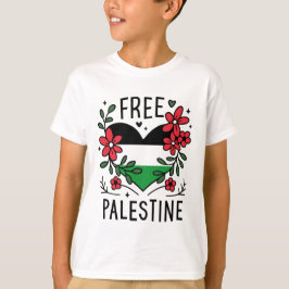 Camiseta Bandera palestina libre