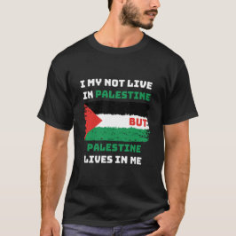 Camiseta Bandera Palestina Libre vive en mí.camiseta