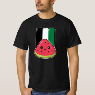 Camiseta Bandera palestina linda con Palestina sin sandía