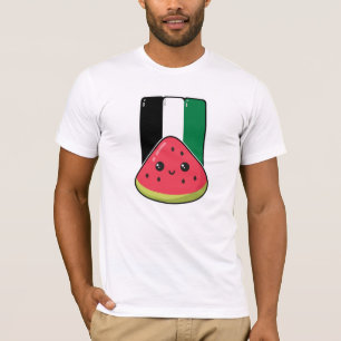 Camiseta Bandera palestina linda con Palestina sin sandía