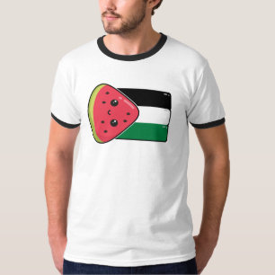 Camiseta Bandera palestina linda con Palestina sin sandía