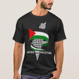 Camiseta Bandera Palestina Mapa Palestina Libre