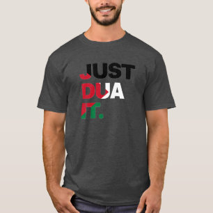 Camiseta Bandera Palestina, musulmán, cita tipografía