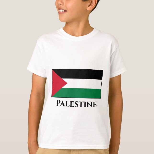 Camiseta Bandera palestina (palestina) (Anverso)