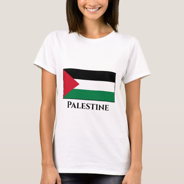 Camiseta Bandera palestina (palestina) (Anverso)