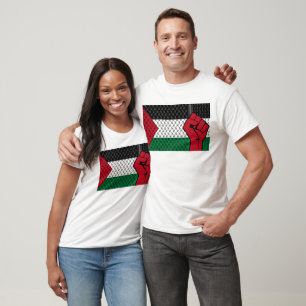 Camiseta Bandera palestina, Salven Gaza, liberen Gaza