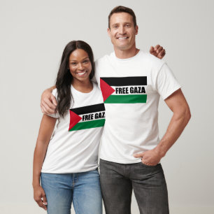 Camiseta Bandera palestina, Salven Gaza, liberen Gaza