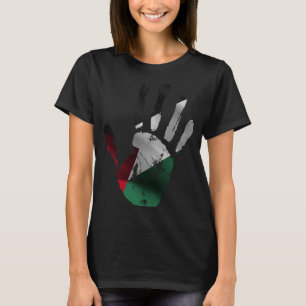 CAMISETA BANDERA PALESTINA SOBRE UNA PALESTINA LIBRE DE MAN