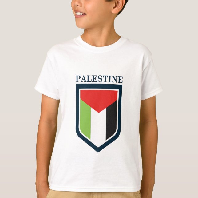 Camiseta Bandera palestina y palestina (Anverso)