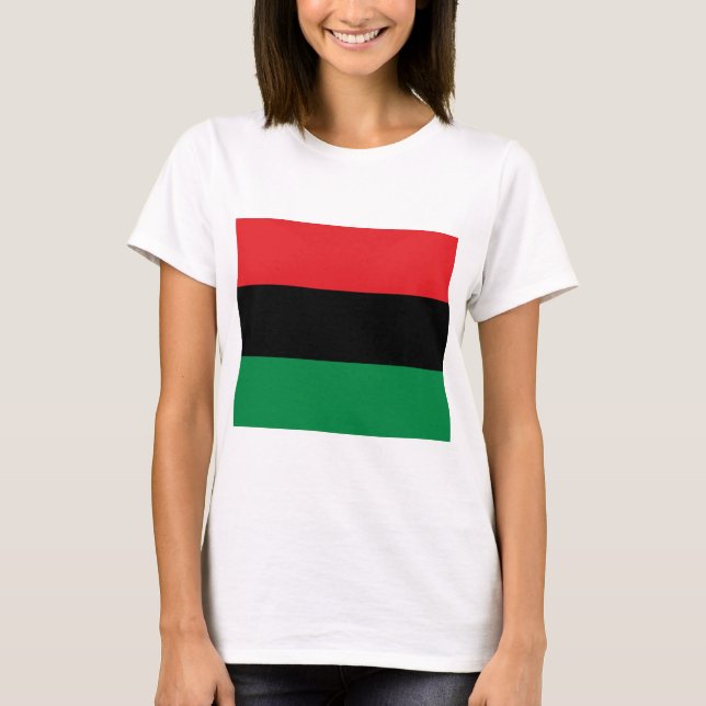 Camiseta Bandera panafricana (Anverso)