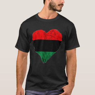Camiseta Bandera panafricana de la UNIA Historia negra afro
