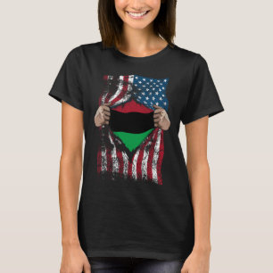 Camiseta Bandera Panafricana de la Unión Leal Afro-American