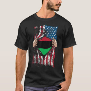 Camiseta Bandera Panafricana de la Unión Leal Afro-Estadoun