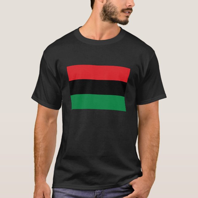 Camiseta Bandera Panafricana y Bandera Unia, símbolo (Anverso)